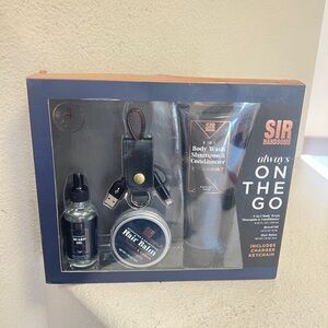 Sir Handsome 4- Gift Set 3 In 1 Body Wash Shampoo Hair‎ Balm Beard Oil/ Cord